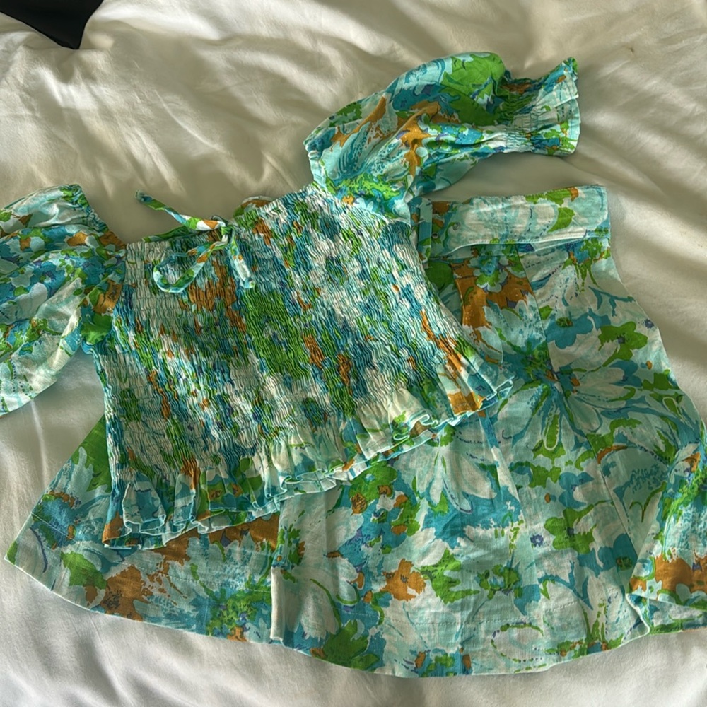 Faithful The Brand linen short set